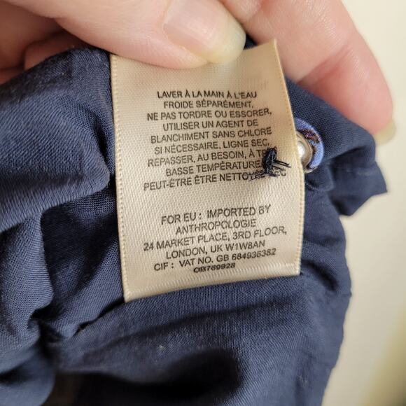 New Maeve by Anthropologie Barcelona floral print silk midi dress size 4 Boho - Picture 8 of 10